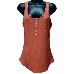 Meccafox Womens Rust Racerback Tank Top Medium NWT